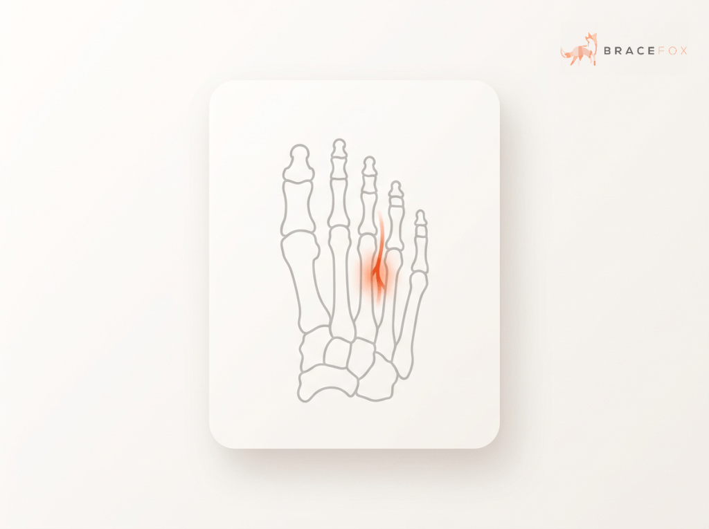 Medizinische Illustration: Morton-Neurom