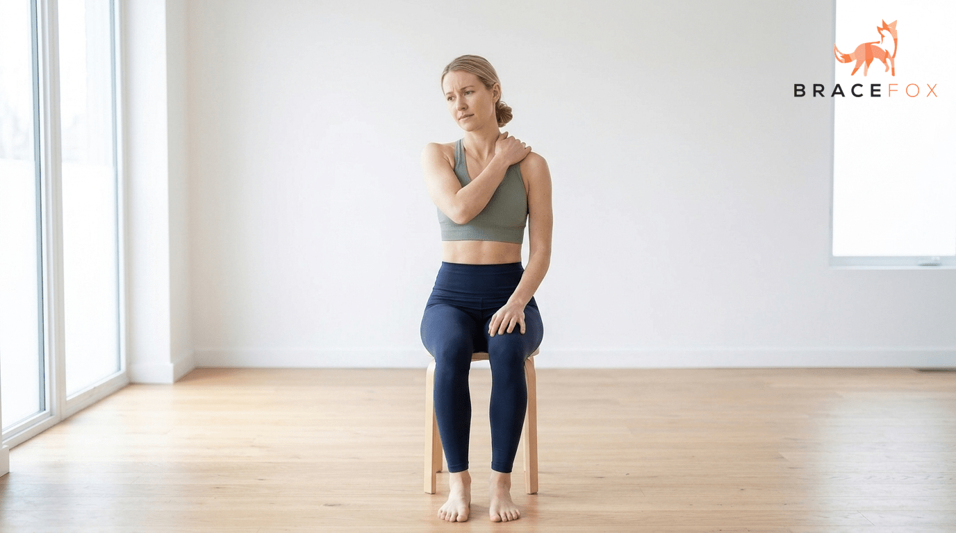 Anna, unsere digitale Physiotherapeutin, zur Übersicht: Haltung und oberer Rücken