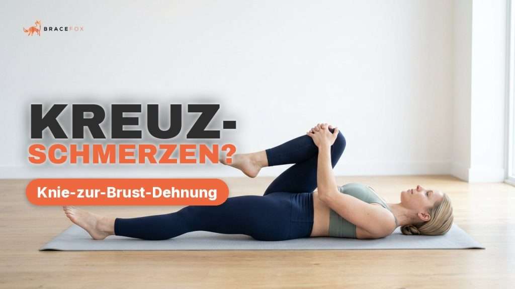 Video: Knie-zur-Brust-Dehnung, vorgeführt von Anna, unserer digitalen Physiotherapeutin