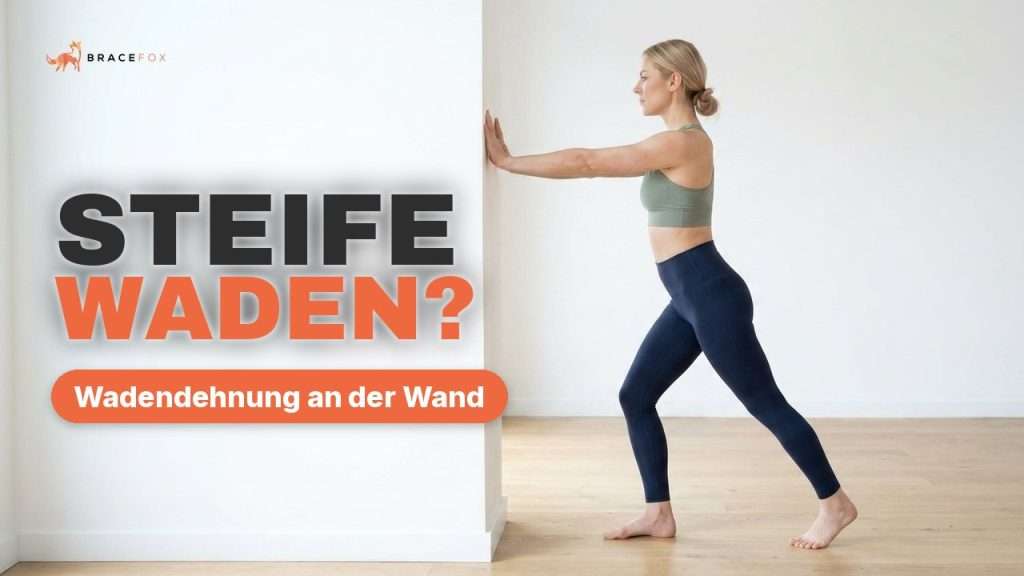 Video: Wadendehnung an der Wand, vorgeführt von Anna, unserer digitalen Physiotherapeutin