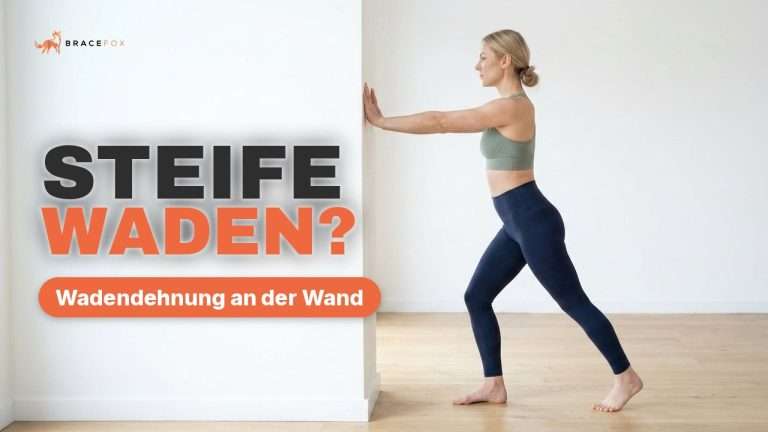 Video: Wadendehnung an der Wand, vorgeführt von Anna, unserer digitalen Physiotherapeutin